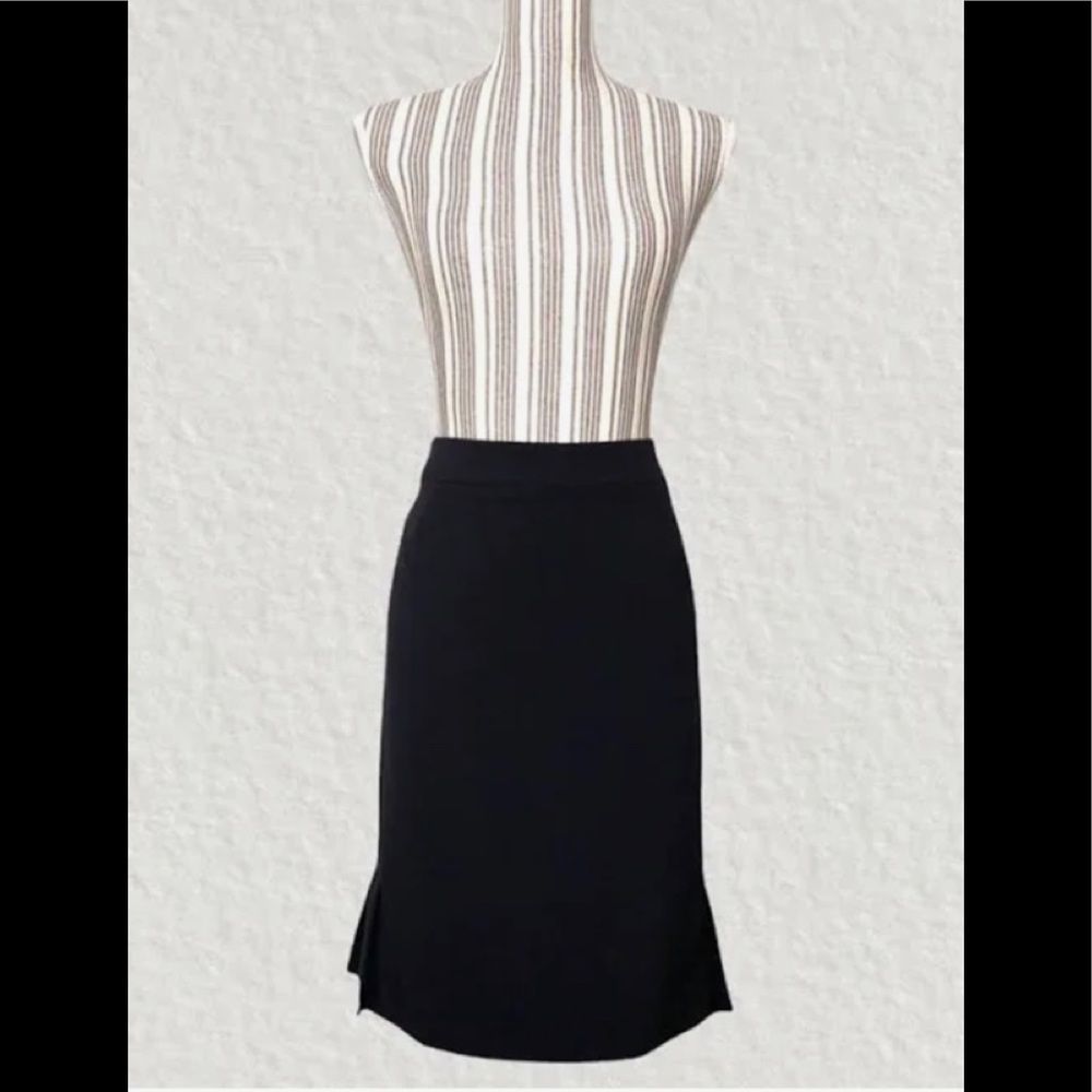 Tahari Arthur Levine Womens Skirt, Black Pencil Lined Straight Career in…